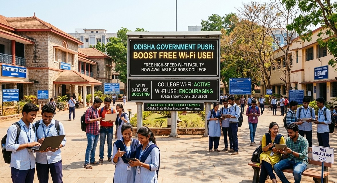 Odisha Govt Pushes Colleges to Boost Use of Free Wi-Fi Facilities
